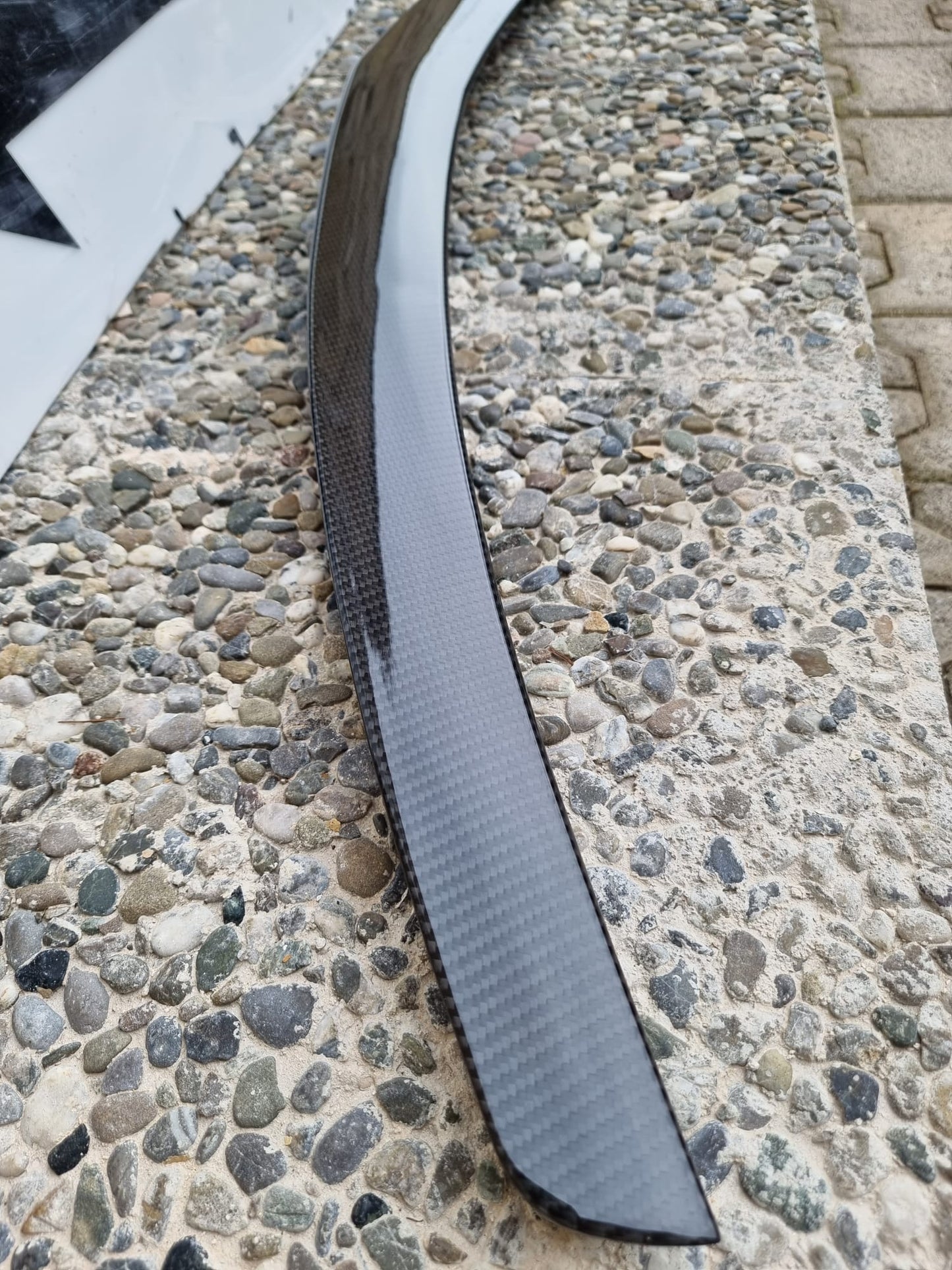 MERCEDES CLASSE E C207 W207 SPOILER POSTERIORE SUL COFANO AMG CARBON LOOK