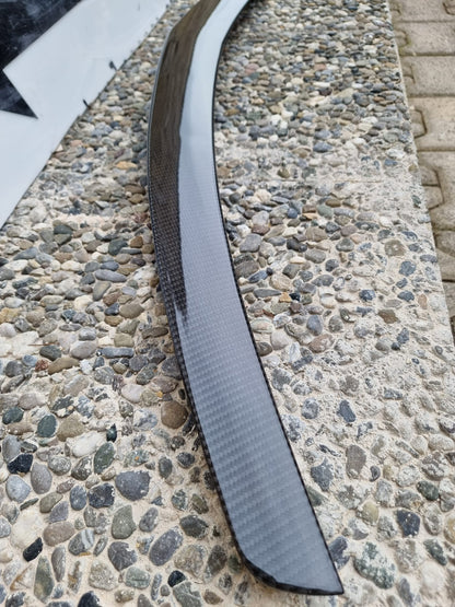 MERCEDES CLASSE E C207 W207 SPOILER POSTERIORE SUL COFANO AMG CARBON LOOK