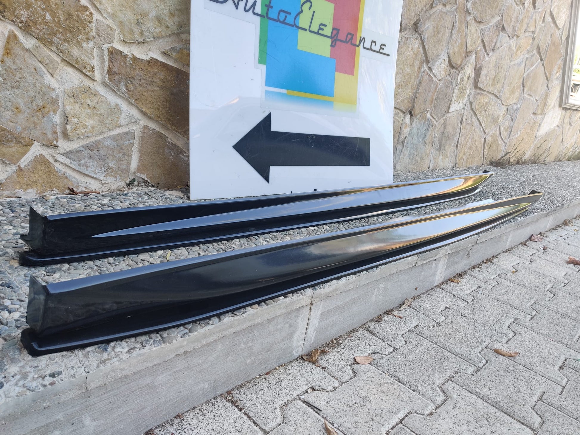 ALFA ROMEO GIULIETTA 2010-2020 MINIGONNE LATERALI + FLAPS SOTTO MINIGONNE ABS AUTOELEGANCERICAMBI