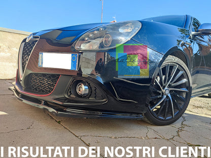 SPLITTER FOR ALFA ROMEO GIULIETTA 2010+ LIP SPOILER UNDER FRONT BUMPER ABS