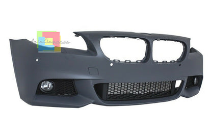 PARAURTI ANTERIORE PER BMW SERIE 5 F10 F11 2010-2014 LOOK M SPORT IN ABS .-