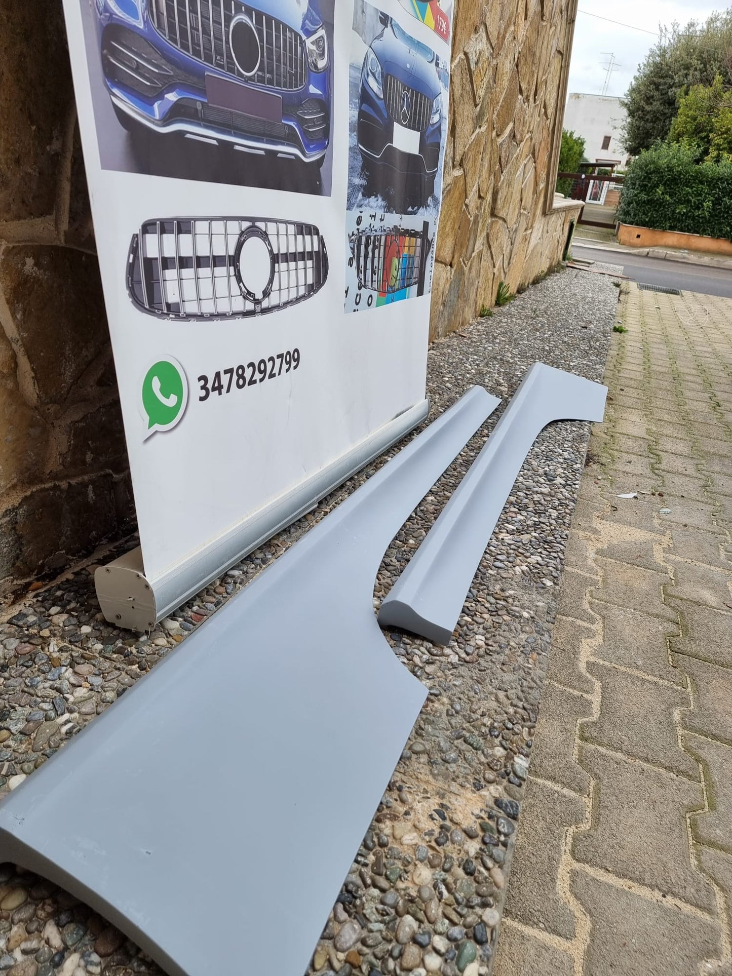 SIDE SKIRTS FIAT 500 2007+ SPORTY LOOK UNDER DOOR VRT