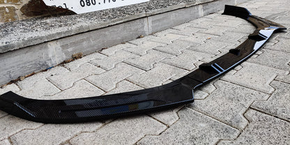 SPLITTER SOTTO PARAURTI AUDI A3 8V SLINE ABS CARBONIO LOOK SPOILER RS3