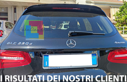 ROOF SPOILER MERCEDES GLC X253 SUV 2015-2021 REAR AMG ABS GLOSS BLACK