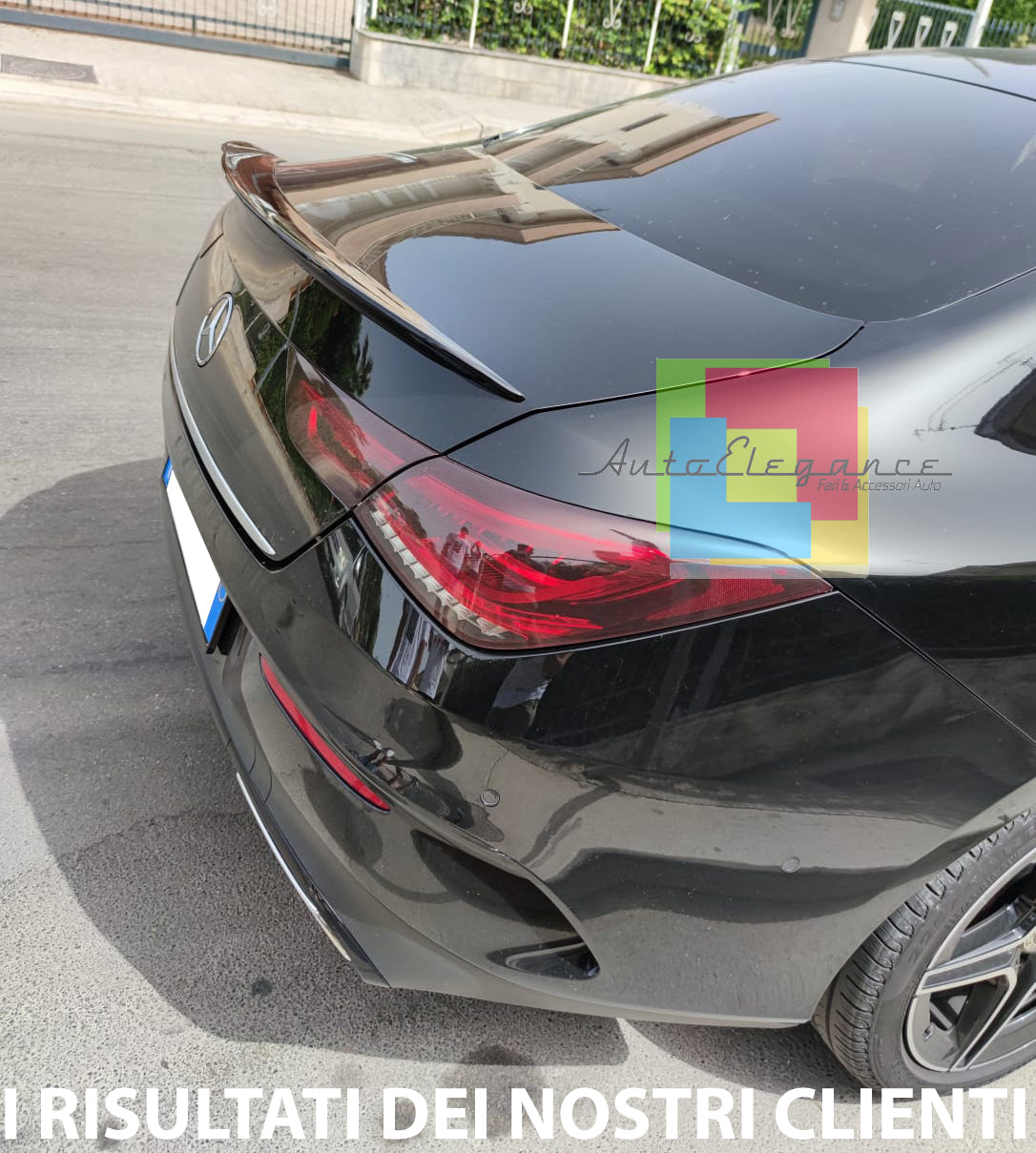 MERCEDES CLA COUPE W118 2018+ REAR BONNET SPOILER GLOSS BLACK ABS