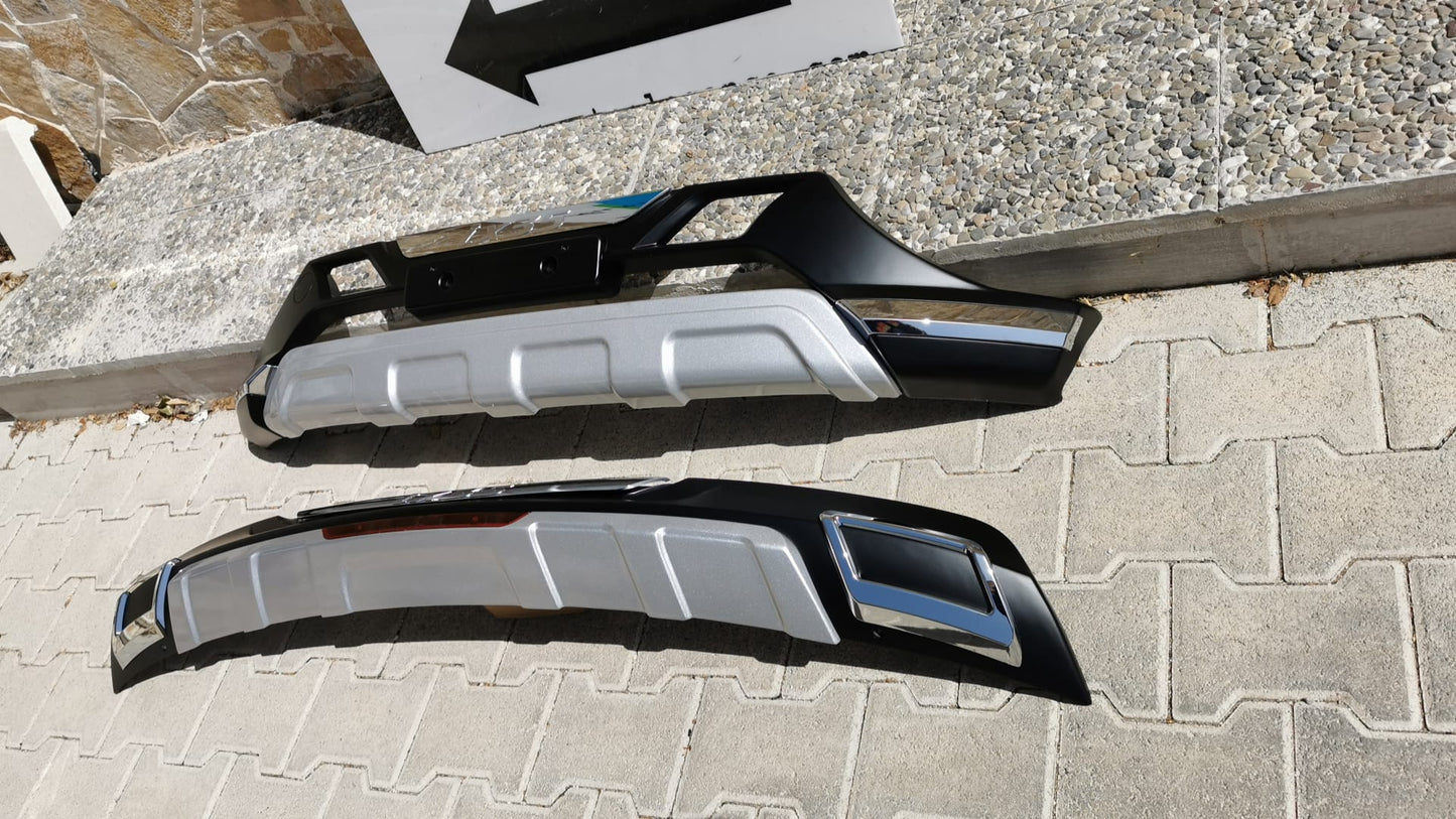 FRONT &amp; REAR BUMPER SPOILER HYUNDAI IX35 2009-2015 ABS