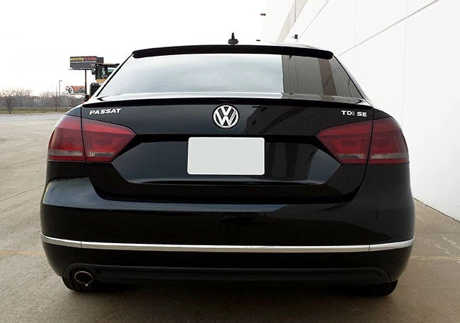 VW PASSAT B7 2010-2014 REAR BONNET SPOILER RLINE LOOK - ABS
