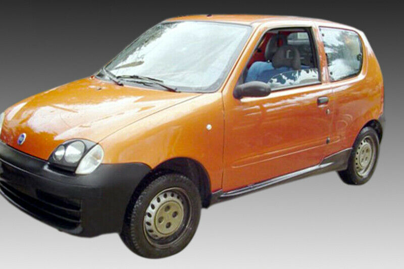 FIAT SEICENTO 600 SPOILER MINIGONNE LATERALI SOTTOPORTA SPORTIVO IN ABS -.