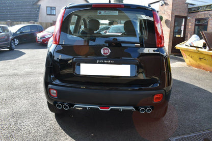 FIAT PANDA 2012+ DIFFUSORE POSTERIORE SOTTO PARAURTI QUATTRO TERMINALI ABS