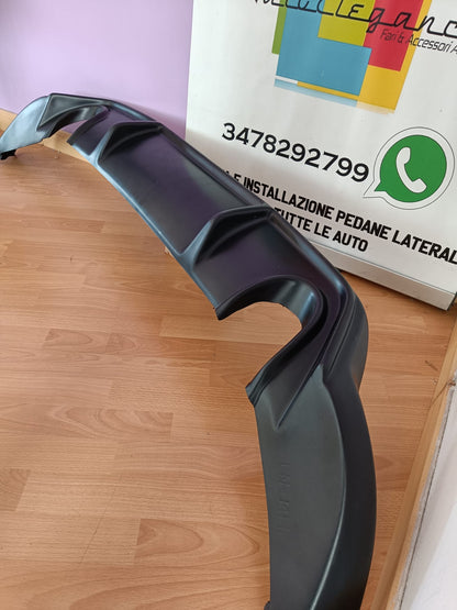 SEAT LEON KL 2019+ SPOILER FR POSTERIORE SOTTO PARAURTI DIFFUSORE 1+1 ABS 0203