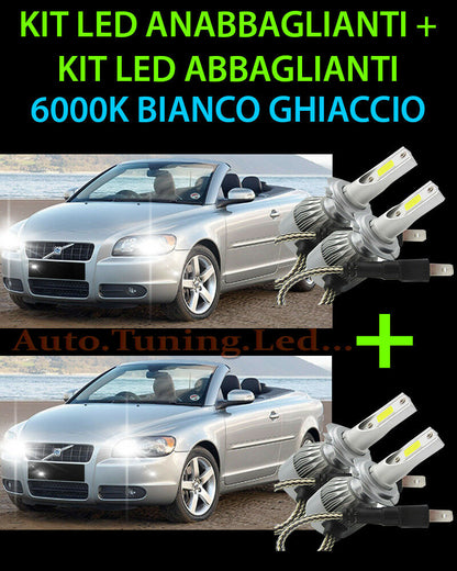 KIT LED LAMPADE ABBAGLIANTI & ANABBAGLIANTI PER VOLVO C70 2006-2013 -.