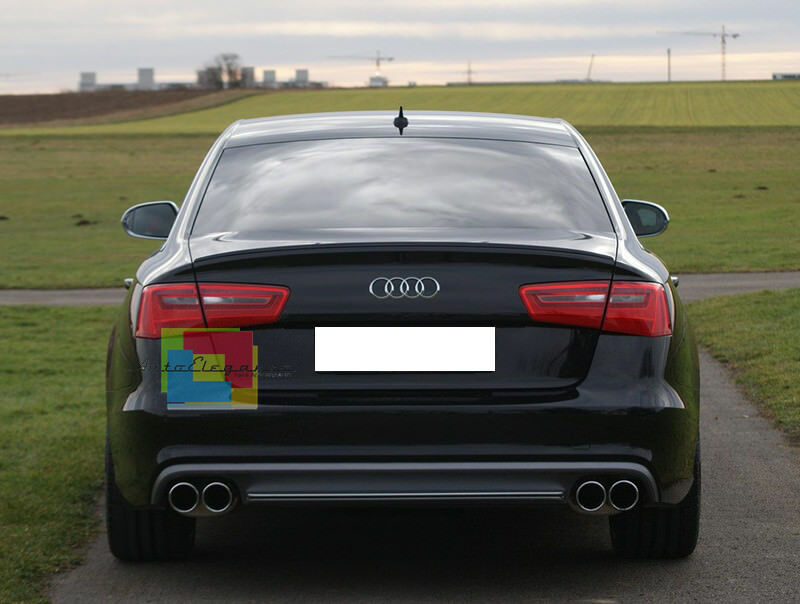 SOTTO PARAURTI PER AUDI A6 4G C7 2010-2014 DIFFUSORE POSTERIORE DESIGN S6 -.-