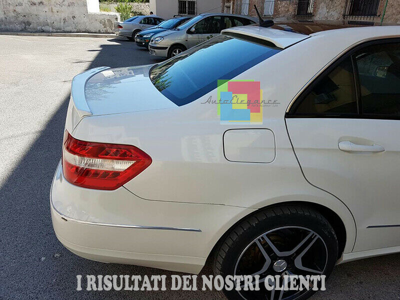 MERCEDES CLASSE E W212 2009-2016 BERLINA SPOILER POSTERIORE AMG SUL COFANO