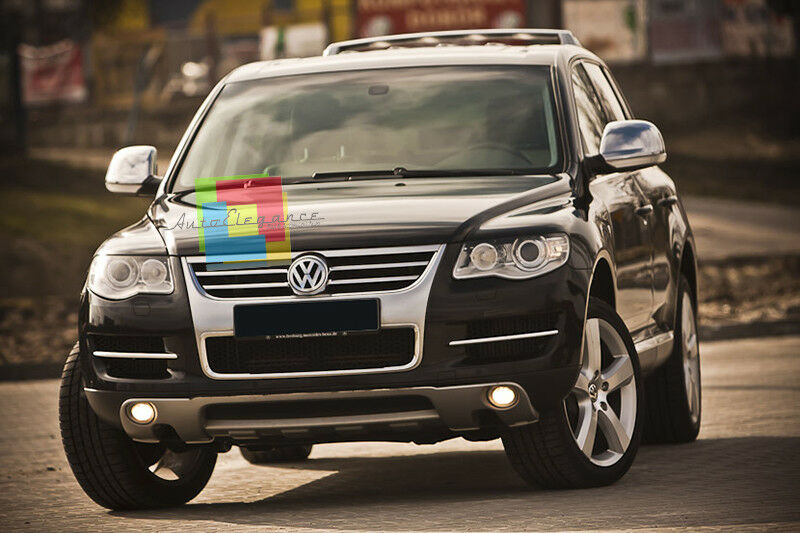SPOILER SOTTO PARAURTI VW TOUAREG 7L 2006-2010 RESTYLING PROTEZIONE ANTERIORE