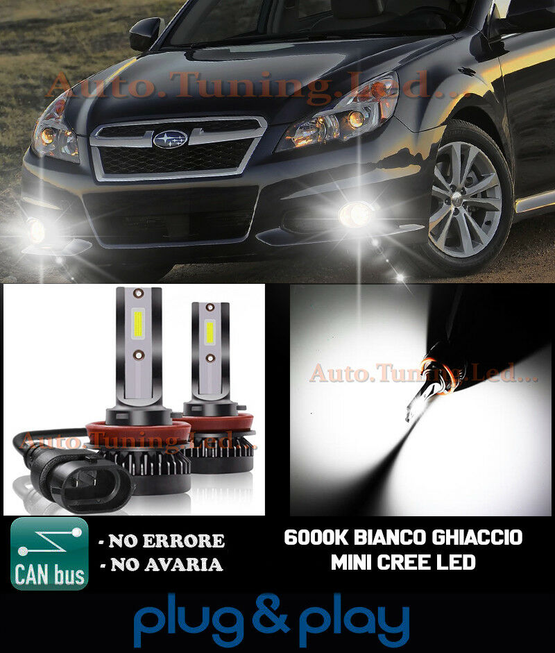 CREE LED FOG LIGHTS SUBARU LEGACY 5 CAMBUS ICE WHITE 8000LM