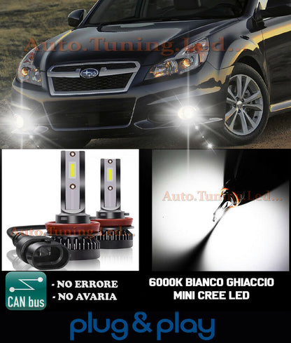 CREE LED FOG LIGHTS SUBARU LEGACY 5 CAMBUS ICE WHITE 8000LM