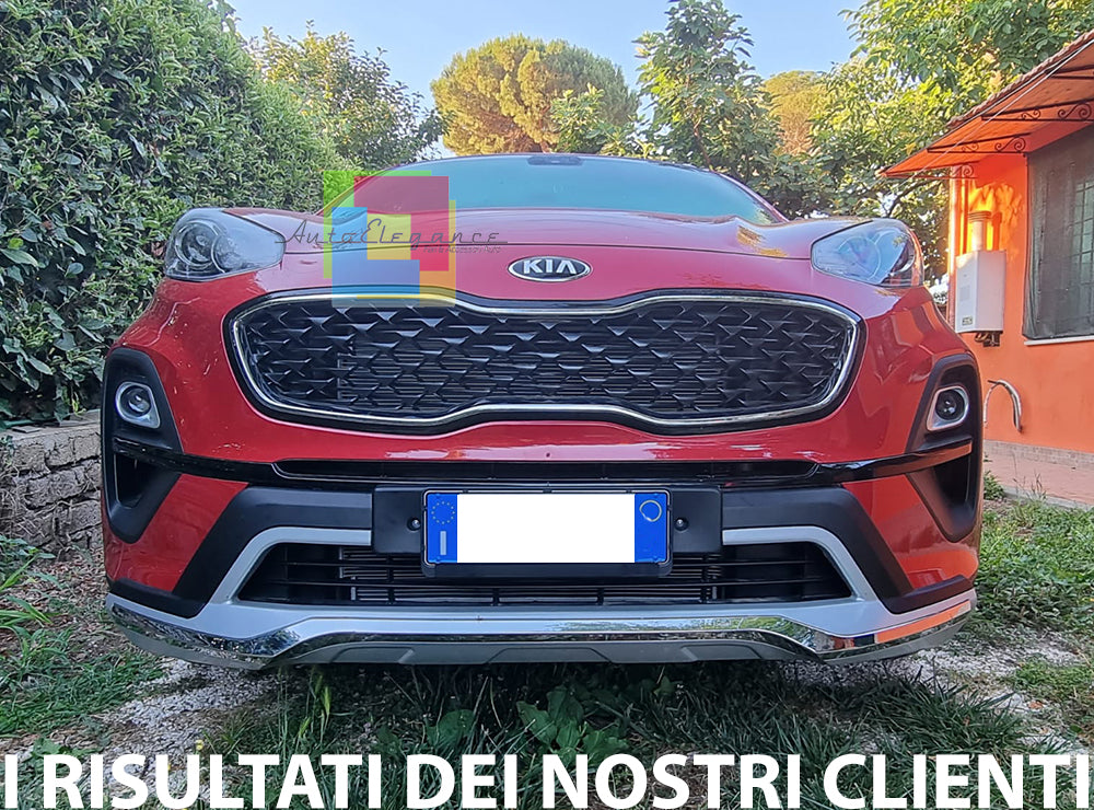 ✔️PARAURTI ANTERIORE+POSTERIORE SPORTIVI KIA SPORTAGE QL 2019-2021 ABS/PLASTICA