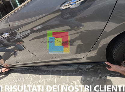 FIAT TIPO 2015-2020 MINIGONNE LATERALI SOTTO PORTA SPORTIVE ABS SPOILER ..-