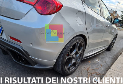 FLAPS SOTTO MINIGONNE LATERALI ALFA ROMEO GIULIETTA ABS NERO LUCIDO 0034