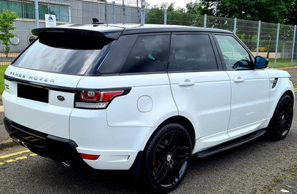 PEDANE LATERALI RANGE ROVER SPORT 2013+ SOTTOPORTA IN ALLUMINIO / ABS