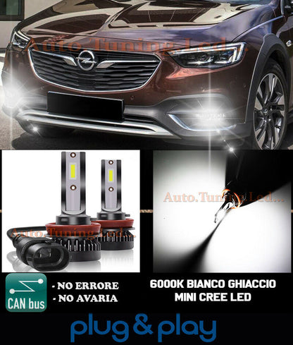 CREE LED FOG LIGHTS OPEL INSIGNIA B CAMBUS ICE WHITE 8000LM