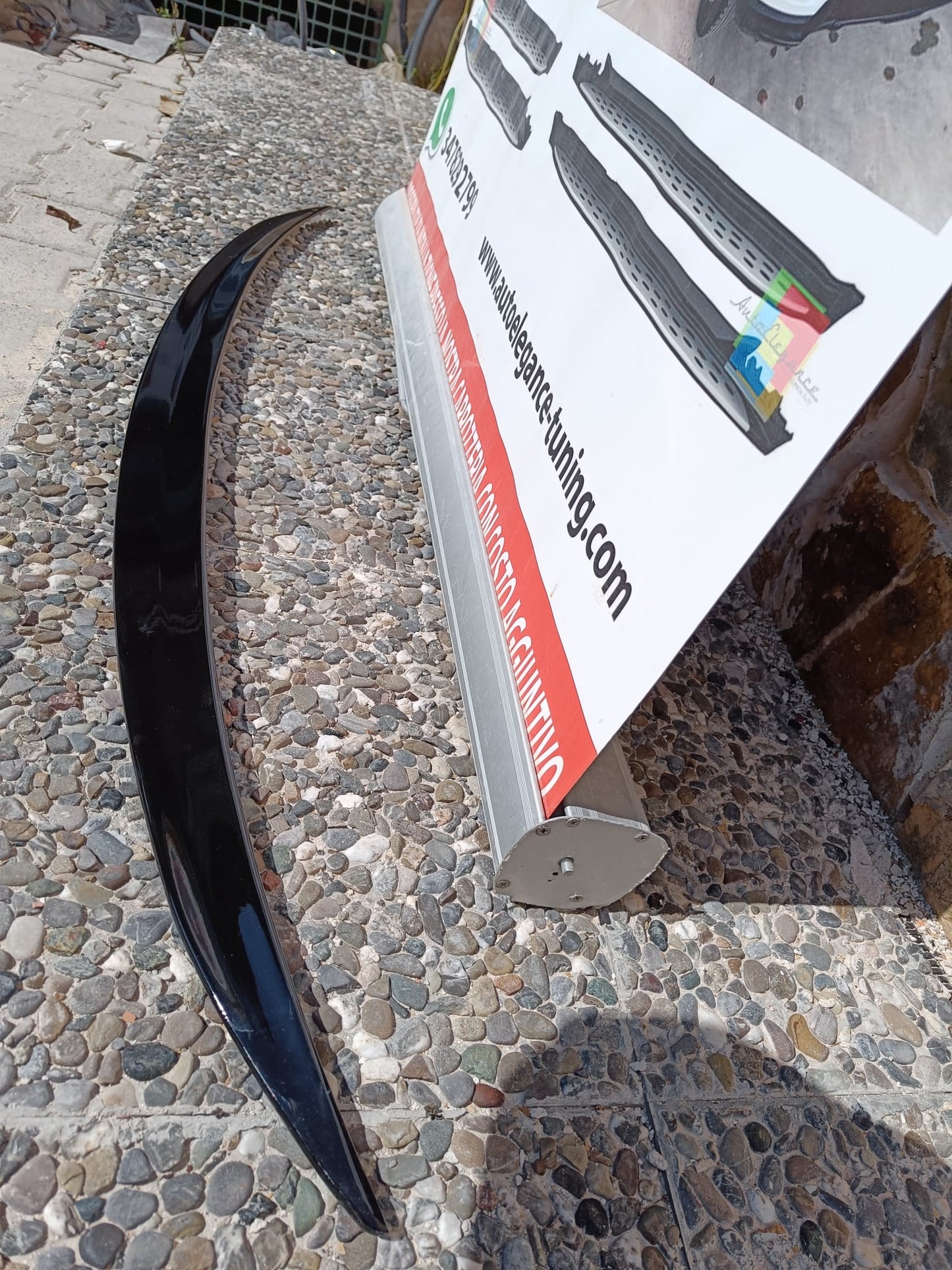 MERCEDES GLE COUPE C167 SPOILER POSTERIORE SUL COFANO AMG NERO LUCIDO