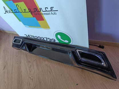SEAT IBIZA 5 V 2017-2021 DIFFUSORE FR NERO SOTTO PARAURTI POSTERIORE 0201