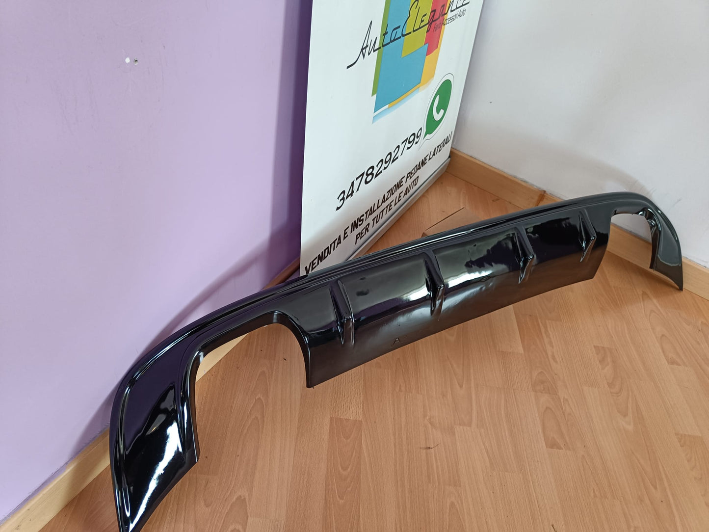 SOTTO PARAURTI AUDI A3 8V SPORTBACK 2012 AL 2015 DIFFUSORE S3