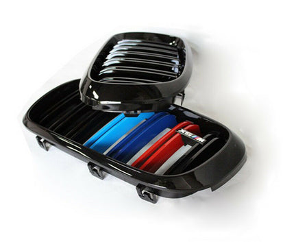 GRIGLIE ANTERIORI BMW X6 F16 2014+ CALANDRA DOPPIA STRISCIA M - MASCHERINA