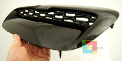 AIR INTAKE ON THE HOOD GLOSS BLACK MINI COOPER R55 R56 R57 06-13 HONEYCOMB .-
