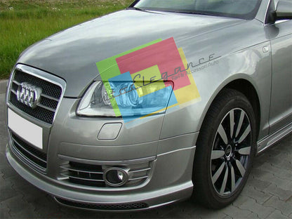 SOTTO PARAURTI PER AUDI A6 C6 4F 2005 AL 2008 SPOILER ANTERIORE DESIGN S6 RS6 -