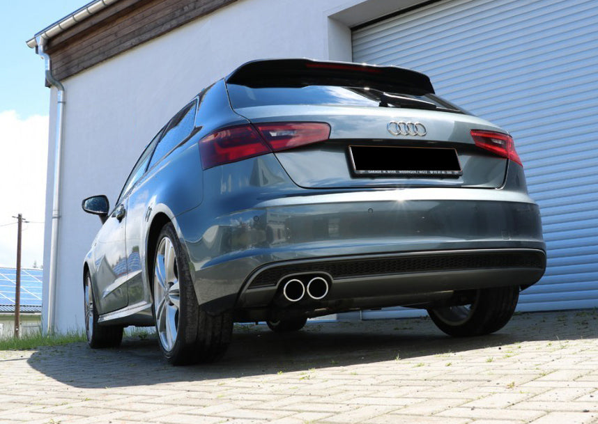 AUDI A3 8V 3 PORTE 2012-2019 SPOILER POSTERIORE TETTO LOOK RS3 S3 AUTOELEGANCERICAMBI