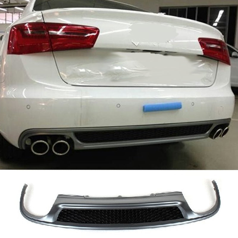 SOTTO PARAURTI POSTERIORE SLINE DIFFUSORE ADATTO A AUDI A6 4G C7 2012-2014