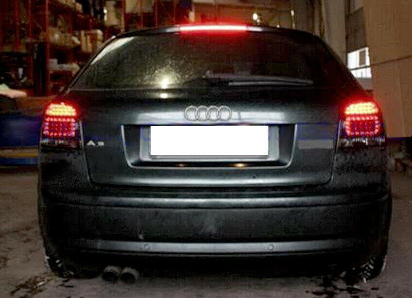 LED REAR LIGHTS RESTYLING LOOK BLACK LIGHTS AUDI A3 8P 2004-2008 3 DOORS