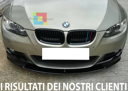 SOTTO PARAURTI ANTERIORE BMW 3 E92 E93 2006-2009 DESIGN M SPORT ABS NERO LUCIDO