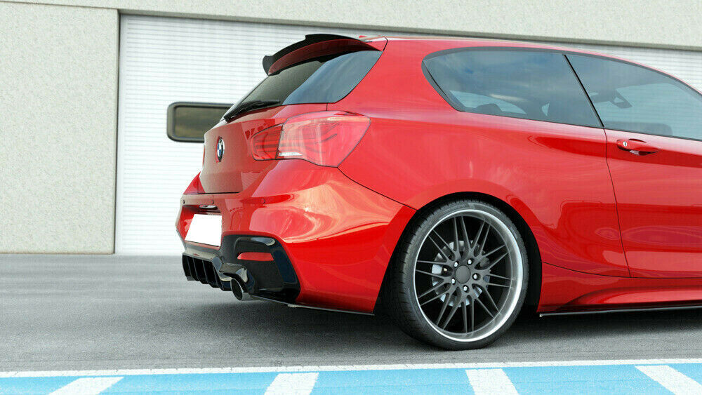 M PERFORMANCE REAR DIFFUSER BMW SERIES F20 F21 LIFT ABS GLOSS BLACK