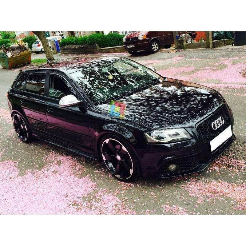 SPORT FRONT BUMPER AUDI A3 8P 2008-2013 LIFT LOOK RS3 HONEYCOMB ABS