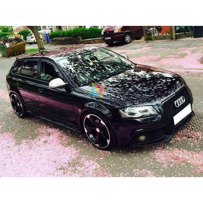 SPORT FRONT BUMPER AUDI A3 8P 2008-2013 LIFT LOOK RS3 HONEYCOMB ABS