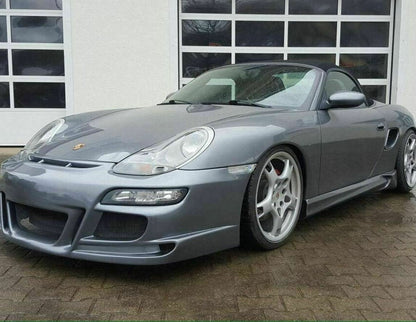 MINIGONNE LATERALI PER PORSCHE BOXSTER 986 SOTTO PORTA SPORTIVE ABS / PLASTIC