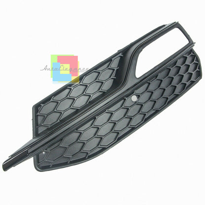 AUDI A3 8V 2012-2016 BLACK FOG LIGHT GRILLES IN ABS FOR SLINE S3 BUMPER