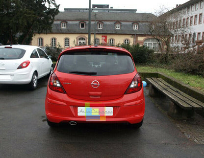 OPEL CORSA D 5 PORTE 2006-2014 SPOILER SUL LUNOTTO POSTERIORE LOOK SPORTIVO