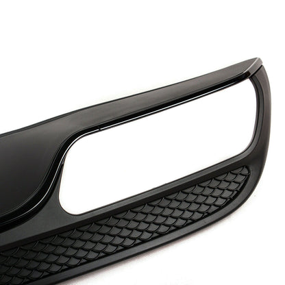 SOTTO PARAURTI MERCEDES C W205 SW205 DIFFUSORE POSTERIORE NERO AMG + TERMINALI