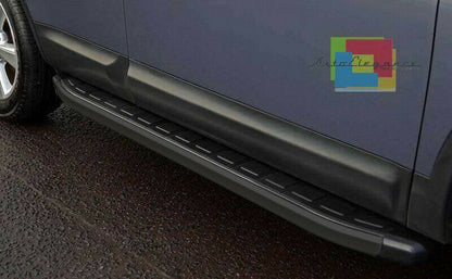 PEDANE LATERALI NISSAN QASHQAI J10 2006-2014 SOTTO PORTA ANTISCIVOLO NERO