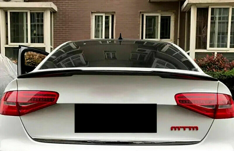 SPOILER LOOK RS4 POSTERIORE COFANO AUDI A4 B8 8K BERLINA 2008-2015 IN ABS /