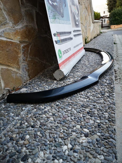 FRONT BUMPER UNDER MERCEDES E CLASS C238 A238 AMG SPLITTER ABS BLACK 0011