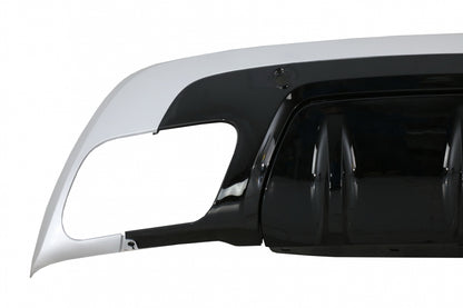 RANGE ROVER VELAR DIFFUSORE POSTERIORE ABS TERMINALI INOX CROMATO