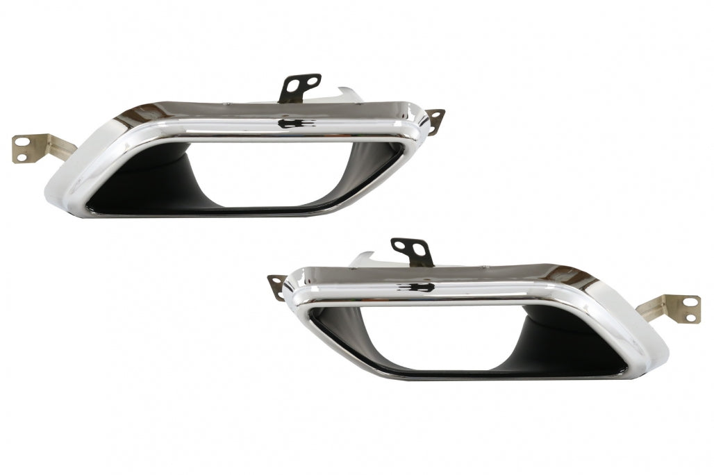 RANGE ROVER VELAR DIFFUSORE POSTERIORE ABS TERMINALI INOX CROMATO