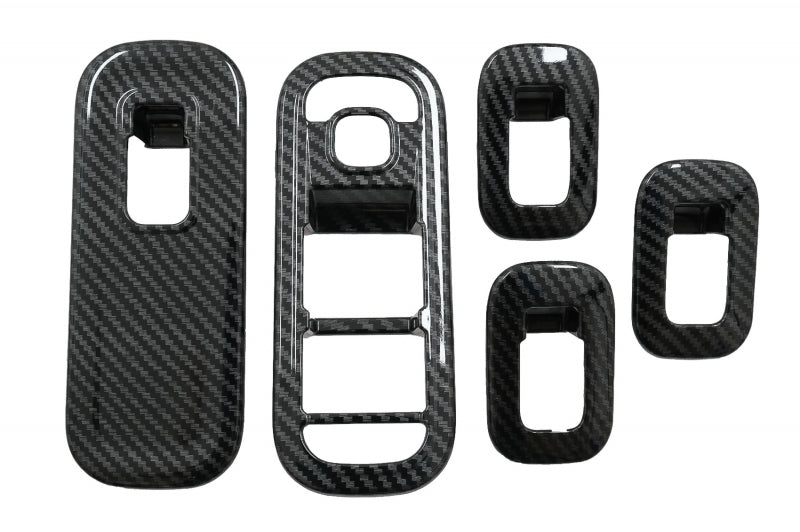 MERCEDES CLASSE A W177 SET MODANATURE PULSANTI FINESTRINI CARBON LOOK