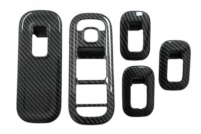 MERCEDES CLASSE A W177 SET MODANATURE PULSANTI FINESTRINI CARBON LOOK