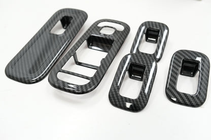 MERCEDES CLASSE A W177 SET MODANATURE PULSANTI FINESTRINI CARBON LOOK